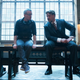 Alex Kurtzman and Russell Crowe on the set of The Mummy. Image: Universal